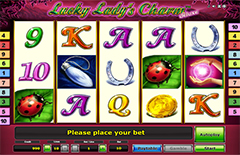 Основной экран Lucky Lady`s Charm Deluxe